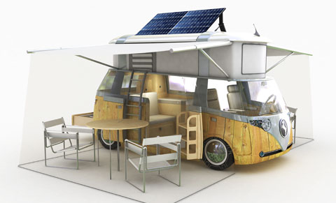 The new Westfalia Verdier Solar Power caravan is a completely green energy