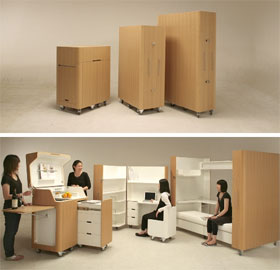 Interior Design Office Space on Japanese Designers Atelier Opa Created A Unique Set Of Products Which