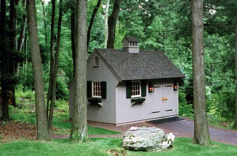 Pool & Garden Sheds: New England Style