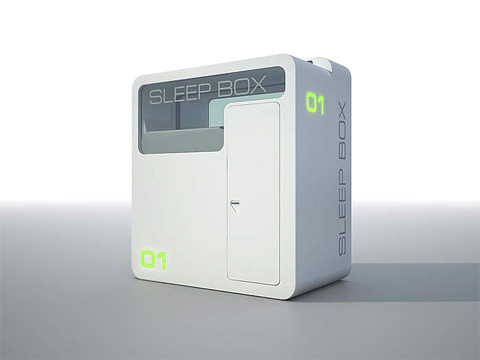 Prefab Cabins on Prefab Cabins Prefab Sleepbox For Travelers Busyboo