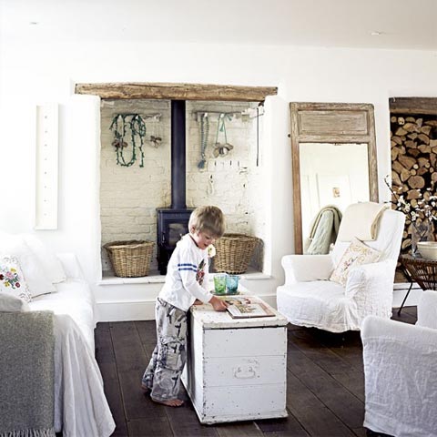 Beautiful Interiors | Shabby Chic, All White, Country Style - Say ...
