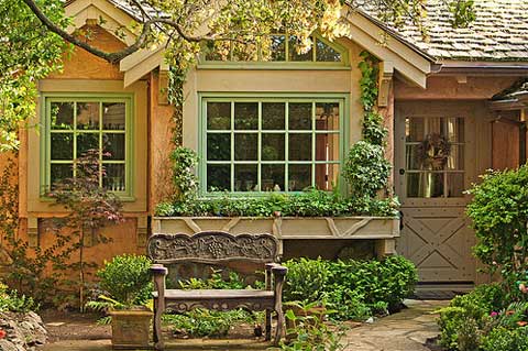 Compact Kitchen Design on Small Homes  Inspired By The 1920   S Storybook Look Hansel Cottage