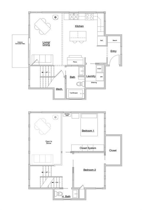 Cube Tiny House Plans