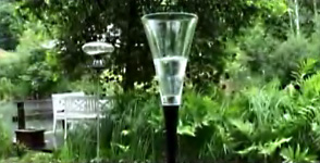 Eva Solo Glass Rain Gauge with Stainless Steel Rod 
