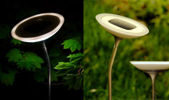 contemporary solar garden lights