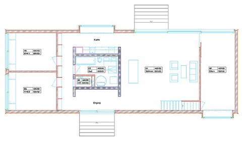 prefab home house plan - Straw House prefab home
