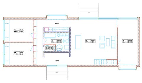 prefab home house plan - Straw House prefab home