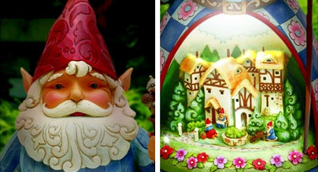 solar light gnome statue 2 - Solar lighted gnome statue