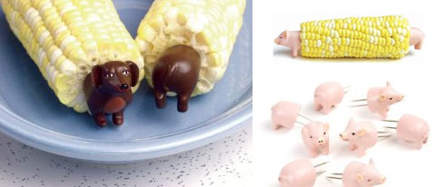 corn holders animals - Crazy corn holders
