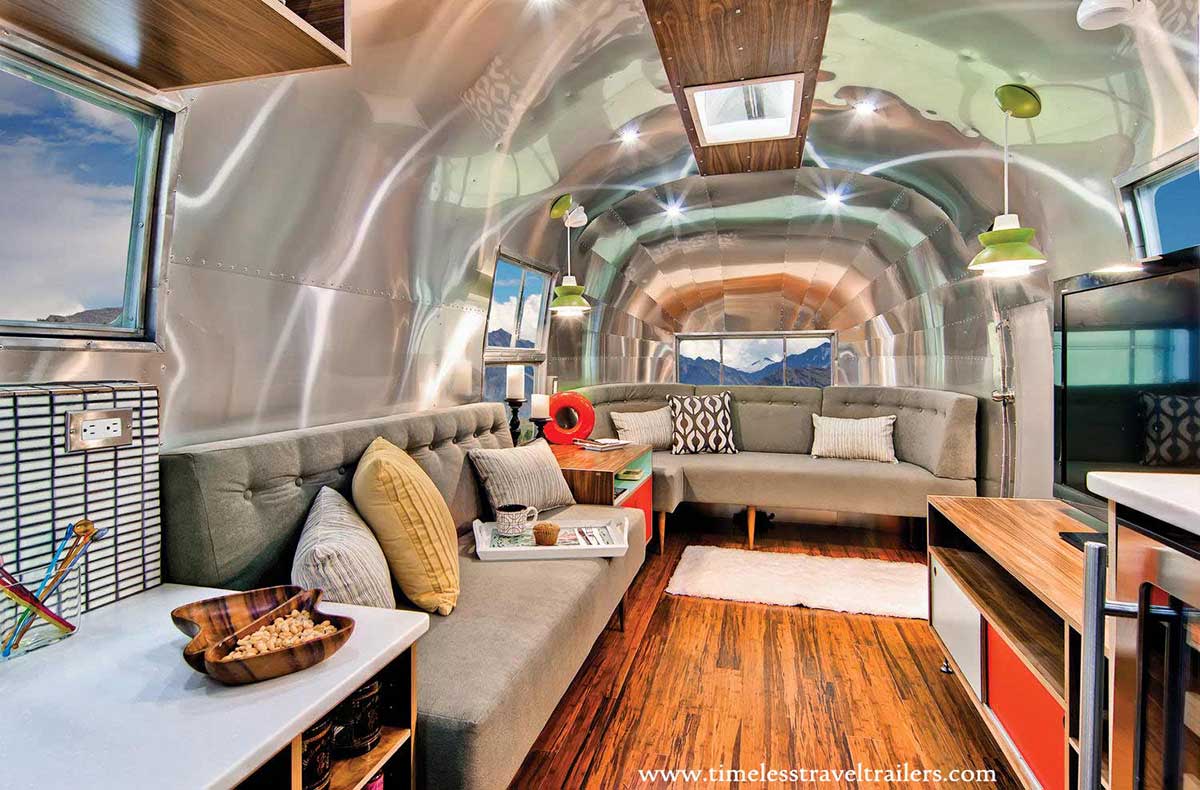 Amazing airstream restoration by Timeless Travel Trailers