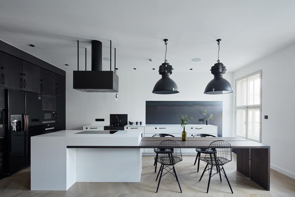 apartment modern kitchen design - Ovenecka Apartment