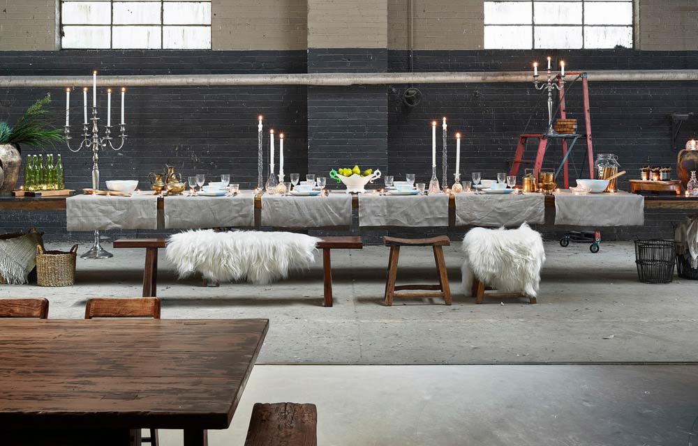 art deco industrial interiors dining - Waterworks