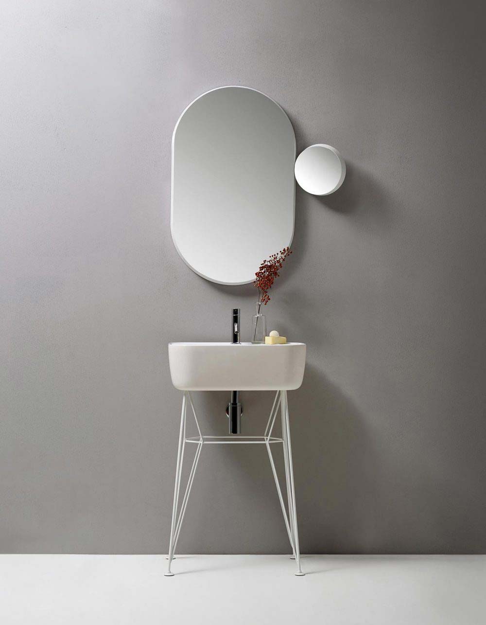 Bathroom Mirror Design - Gravity by Samuel Wilkinson