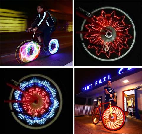 bike spoke light - Bicycle safety lights: Spoke lights