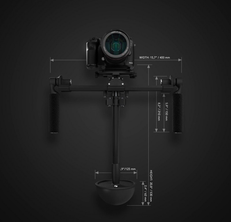 Camera stabilizer perfect for taking smooth long shots