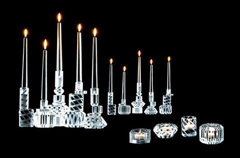 candle holders valencia 2 - Gaia & Gino Valencia Collection: Crystal Light