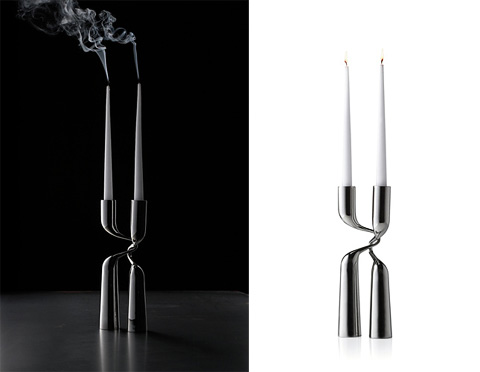 candleholder double - XL Double Candleholder