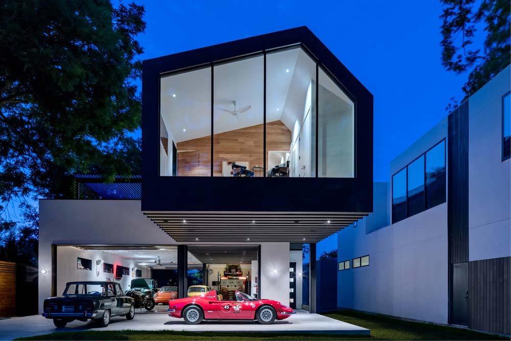 Modern Home for Vintage & Sports Car Collector in Austin, TX