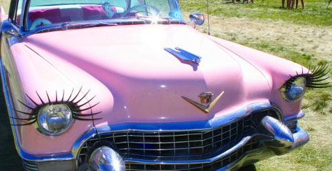 Car Lashes and Crystal Eyeliner: cute and coy 