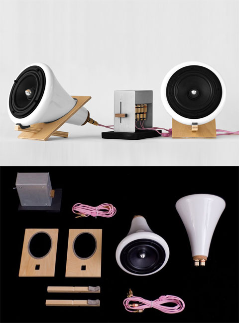 ceramic speakers joeroth - Ceramic speakers: natural sound and materials