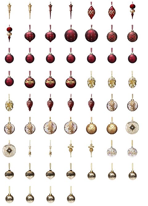 Portofino Christmas Ornament Collection: Sumptuous Decor 