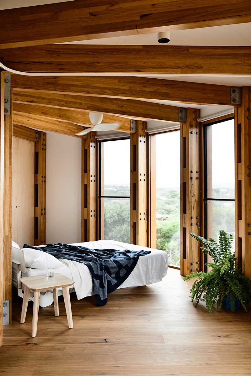 circular beach house design bedroom ama2 - St Andrews Beach House