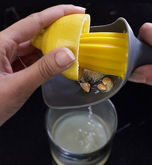 citrus reamer catcher 2 - Catcher: Keeps the Juice In and Lemon Pips Out