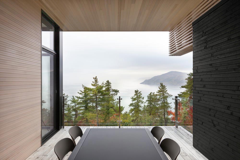 cliffside home terrace design aca - Residence Le Nid