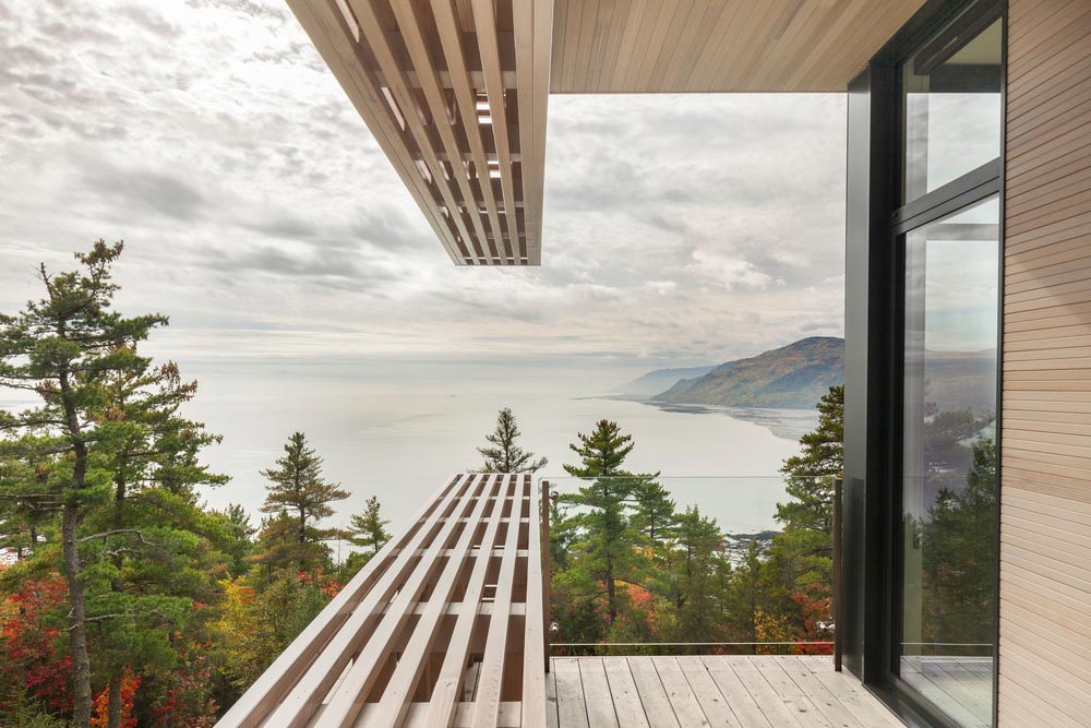 cliffside home terrace design views - Residence Le Nid