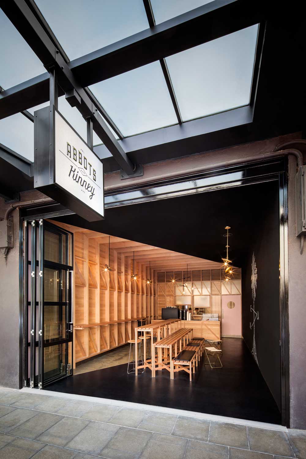 coffee bar design ak - Abbots & Kinney