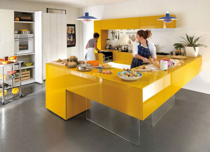 colorful kitchen design lago 800x580 - Lago Cucina: Floating Containment