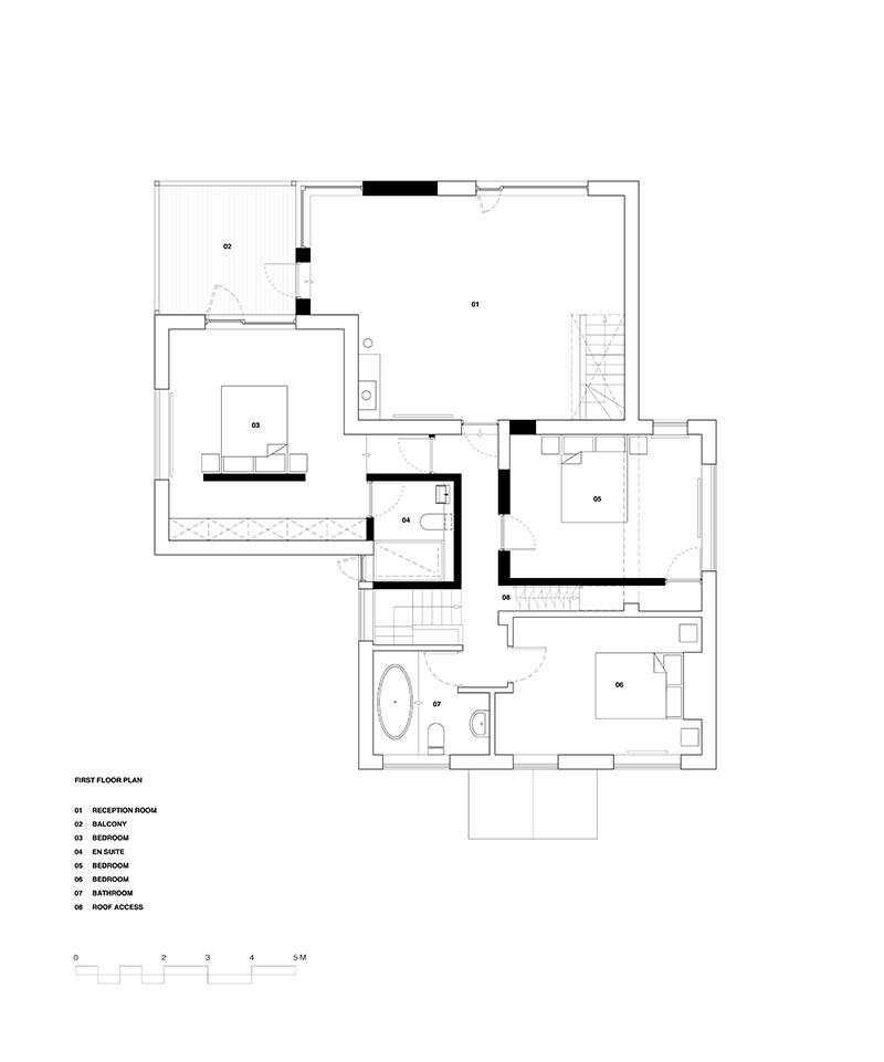 cottage extension design plan pca2 - Island Cottage Extension