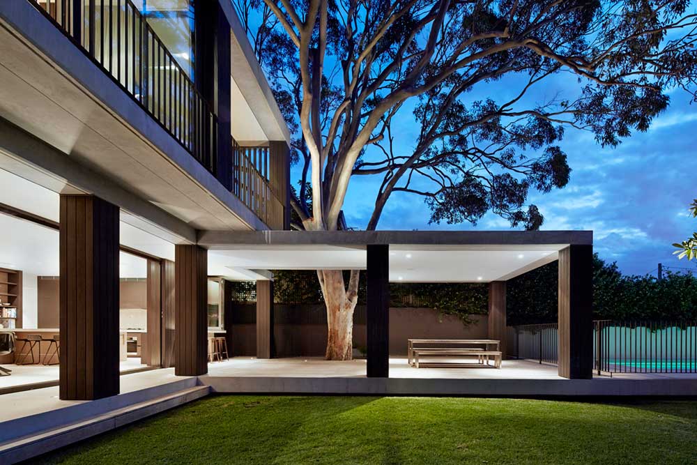 covered outdoor space design bea2 - Hopetoun Avenue Residence