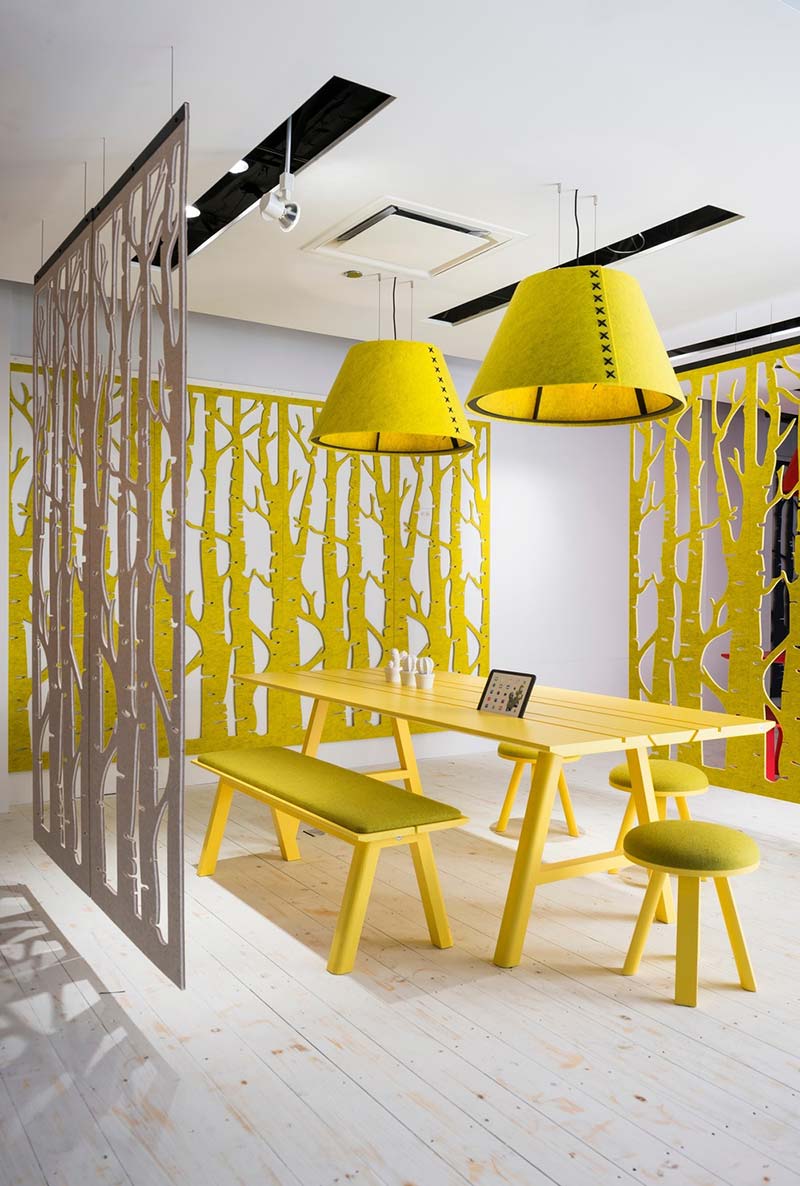 cowork lounge space dividers design - CoWork Lounge by INFORM Contract and BuzziSpace