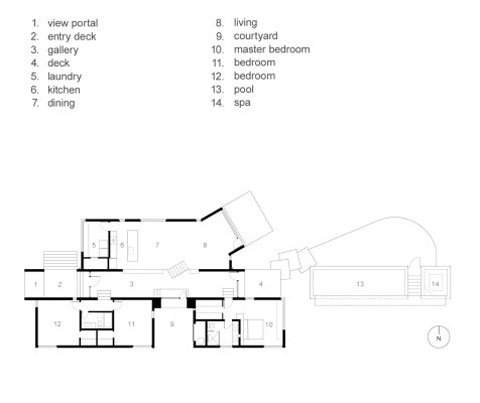 desert home plans garcia - Garcia Residence: A Modern Desert Home