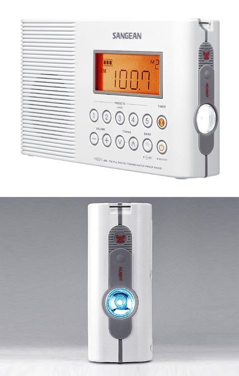 digital shower radio sngn3 - Sangean H201 Digital Shower Radio: Tune In