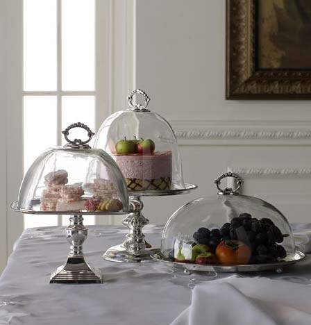 dome serving stands - Domed Serving Pieces: On Display