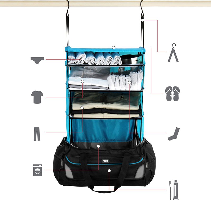 duffle bag storage 2 800x800 - Rise Weekender