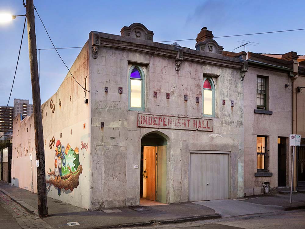 eclectic home design exterior - Fitzroy Street Residence