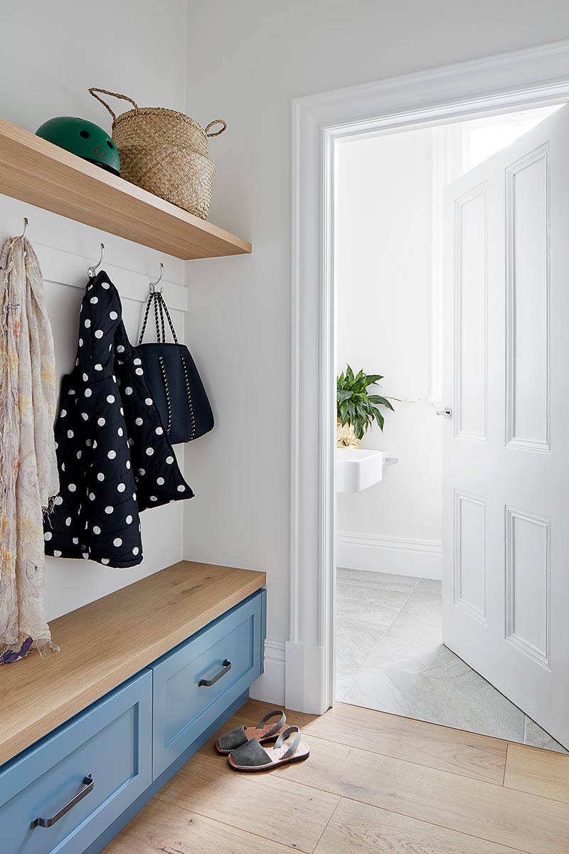 elegant cottage mud room design ba - Elgin Residence