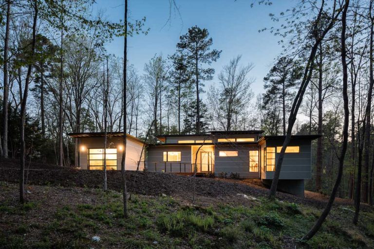 Empty Nest House Designed For A Retired Professor In Chapel Hill, NC