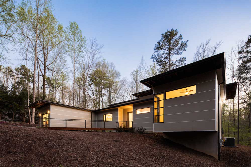 empty nest house facade design acs - The Professor's House