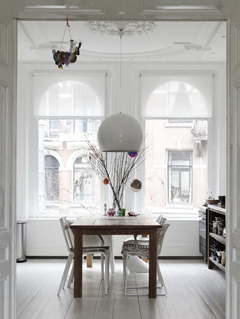 interior design -home in Amsterdam - dinning room