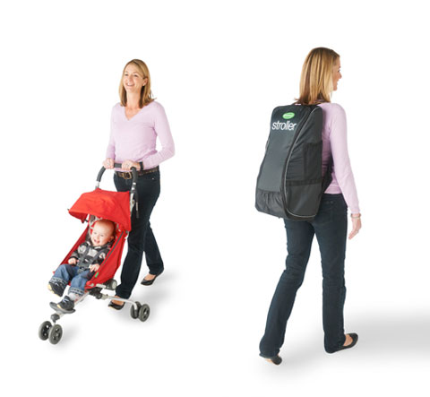 folding stroller backpack