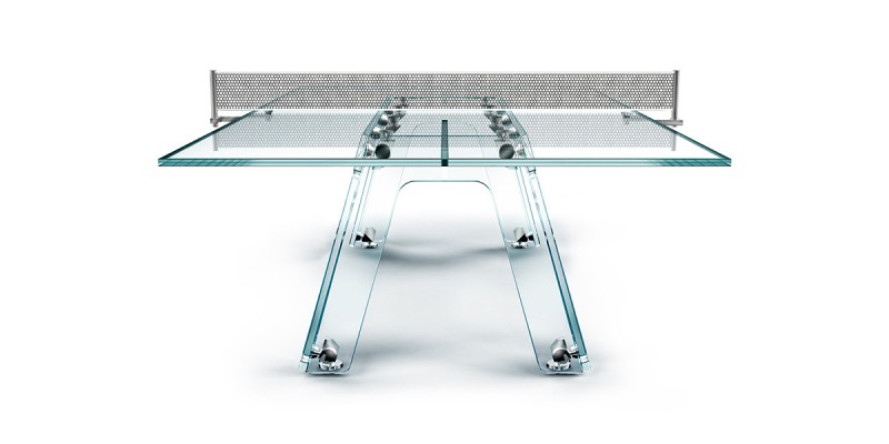 glass ping pong table ad3 800x400 - Lungolinea Ping Pong Table