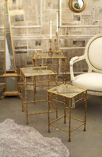 golden bamboo table set - Golden Bamboo Collection: Midas Touch