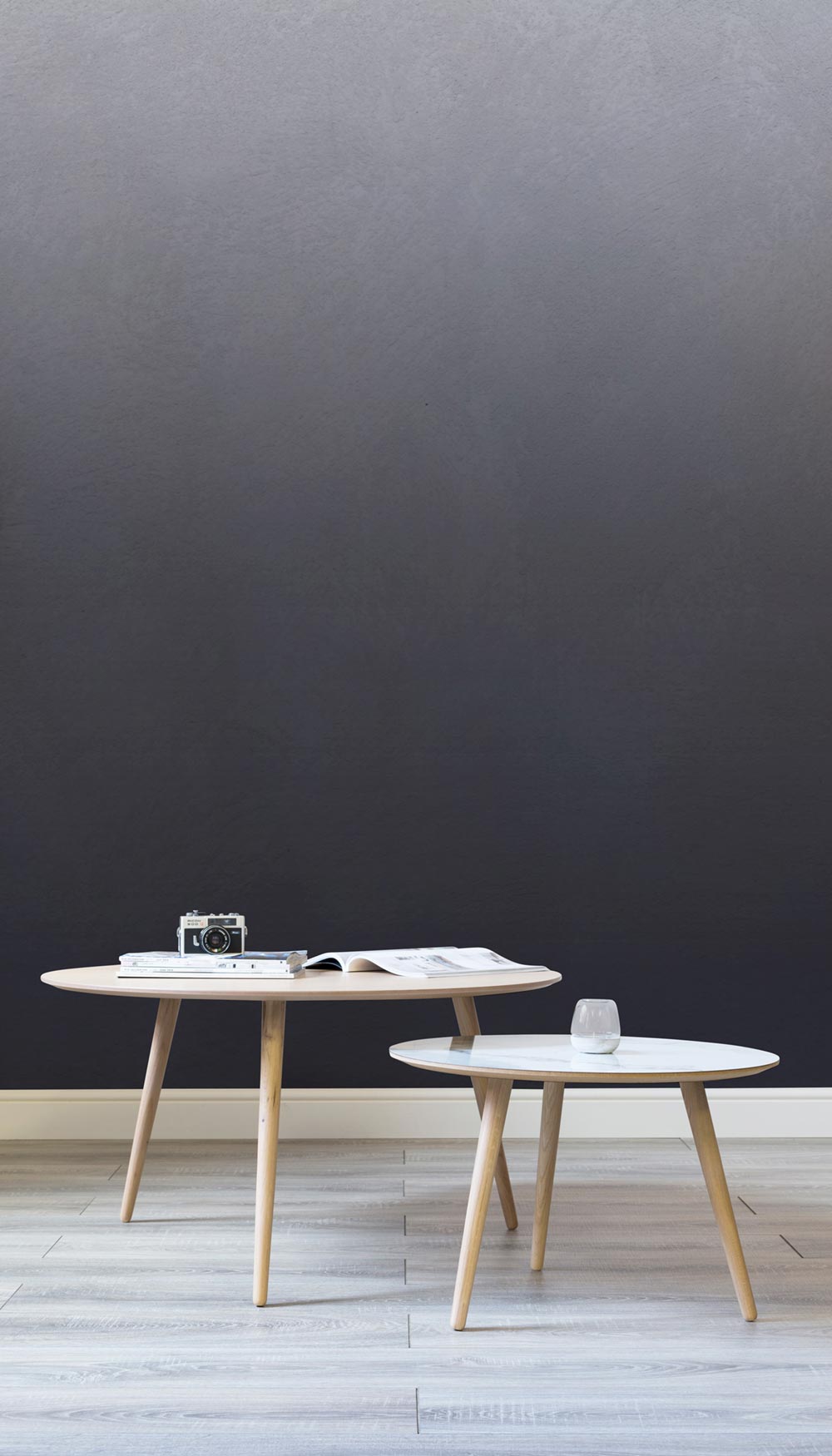 Dark gradient wall murals