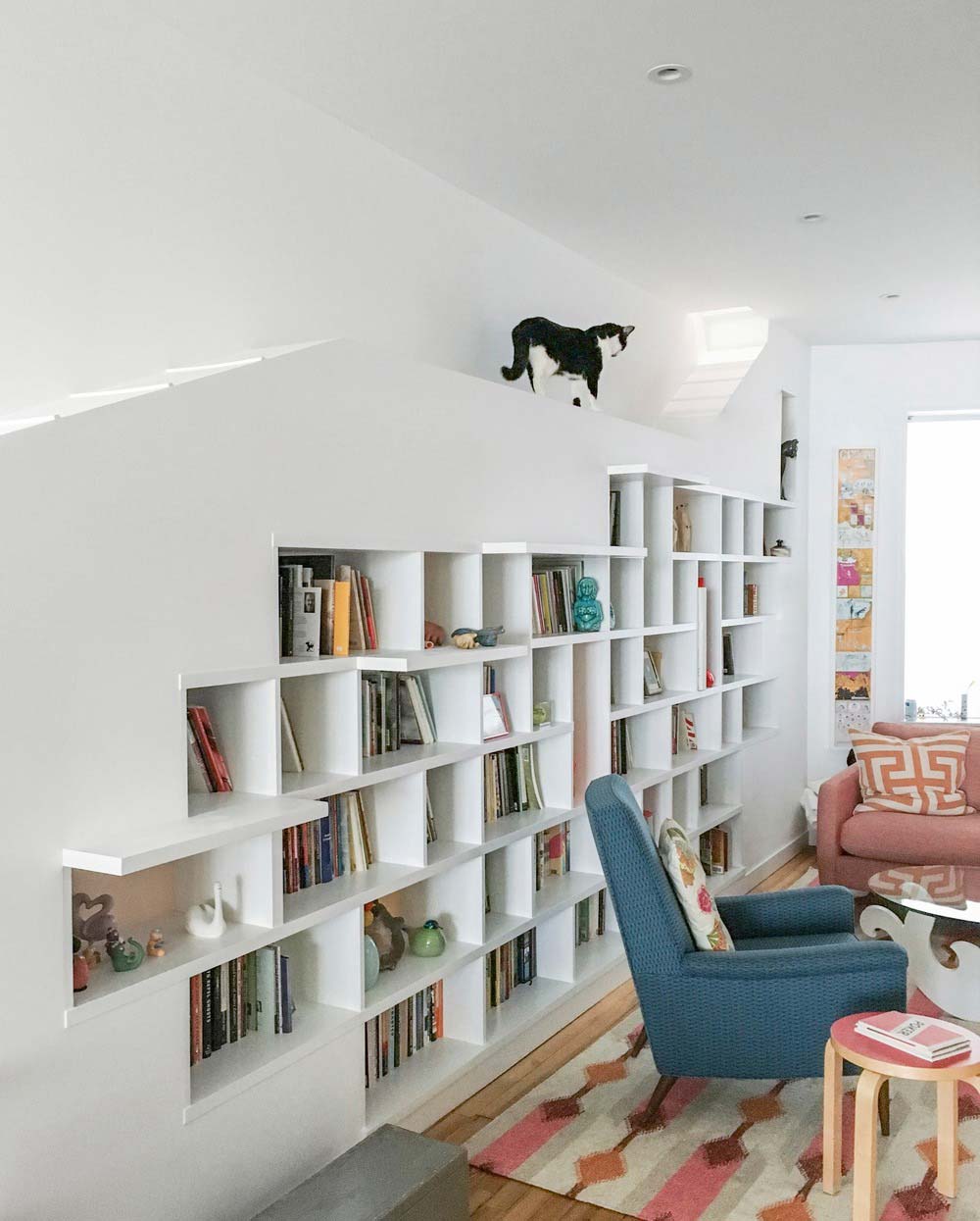 home design cat walkway bfdo - House for Booklovers and Cats