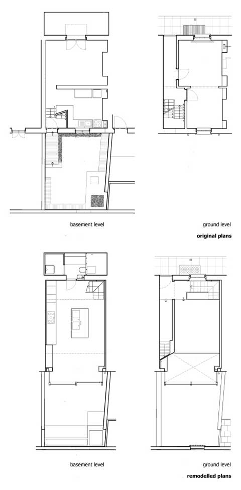 home extension plan hoxton - Home Extensions: Hoxton House