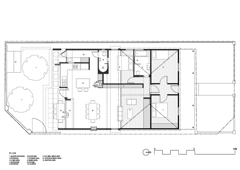 home extension roof design plan - Forrest Street Extension